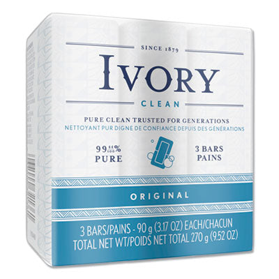 Ivory Original Bar Soap, 3.1 oz - 3 ea