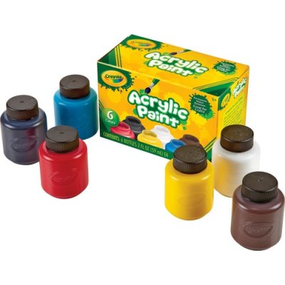 Crayola 6-color Acrylic Paint Set (201997)