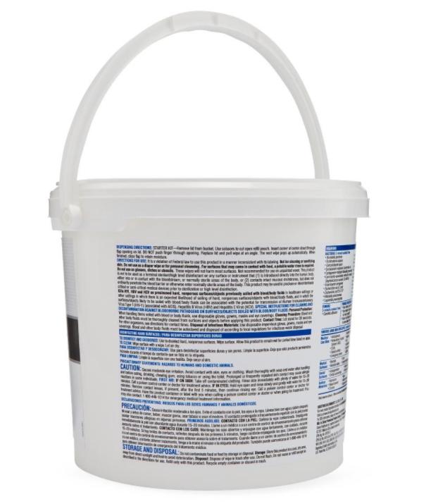 Clorox Healthcare® VersaSure® Cleaner Disinfectant Wipes - 1 bucket of 110 wipes - Healthcare Professional