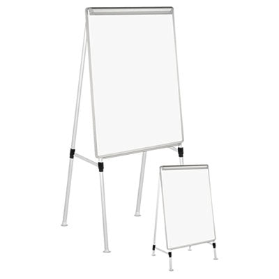 Universal Dry Erase Easel Board, Easel Height: 42" to 67", Board: 29" x 41", White/Silver (43033)