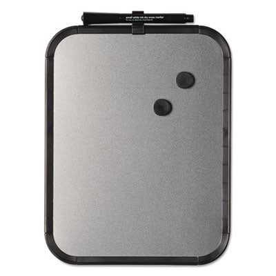 MasterVision Magnetic Dry Erase Board, 11 x 14, White Plastic Frame (CLK020303)