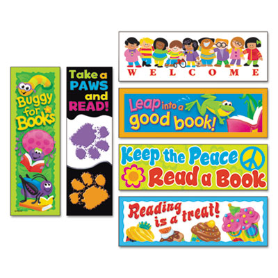 TREND Bookmark Combo Packs, Celebrate Reading Variety