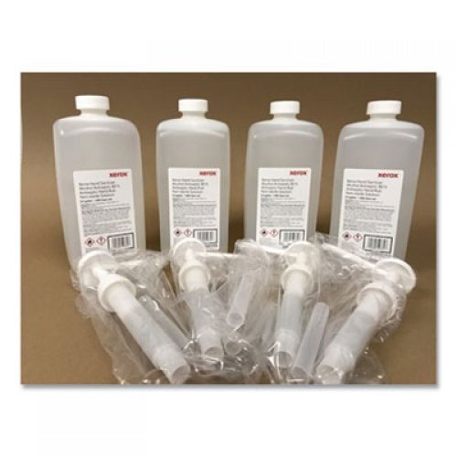 Xerox Hand Sanitizer, 0.5 gal Bottle, Unscented, 4/Carton (008R08111)