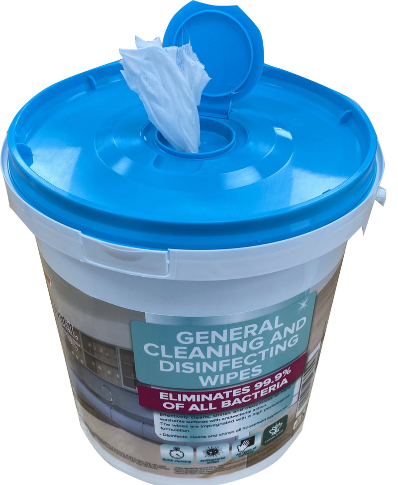 1800 Disinfecting wipes - 6 buckets of 300 wipes  - FREE SHIPPING -