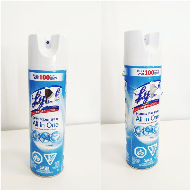 19oz Lysol® Disinfectant Spray - Crisp Linen® - 1 can - Blemished