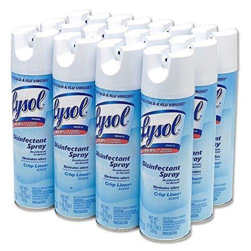 1 Palette 1020 Lysol® Disinfectant Sprays - 19oz Crisp Linen® - 85 cases of 12 cans - 1 Palette - $9 per can