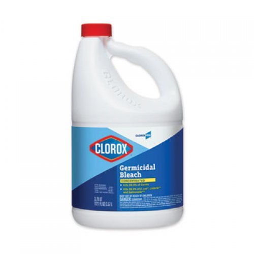 Clorox Concentrated Germicidal Bleach, Regular, 121oz Bottle (30966EA)