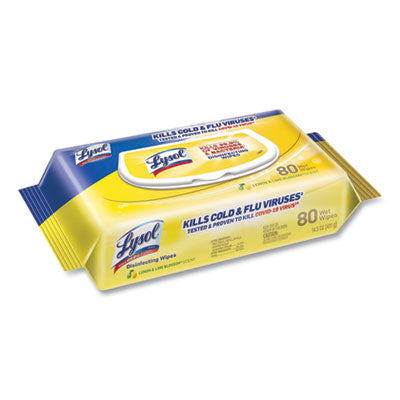 Lysol Bleach-free Disinfecting Wipes, 80/Pack, 6 Packs (99716CT)