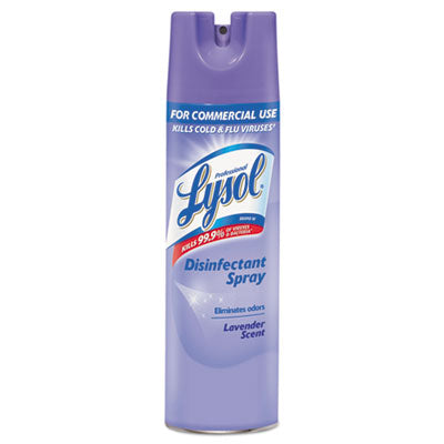 Lysol Disinfectant Spray, Crisp Linen, 19 oz Aerosol, 12 Cans/Carton (74828CT)