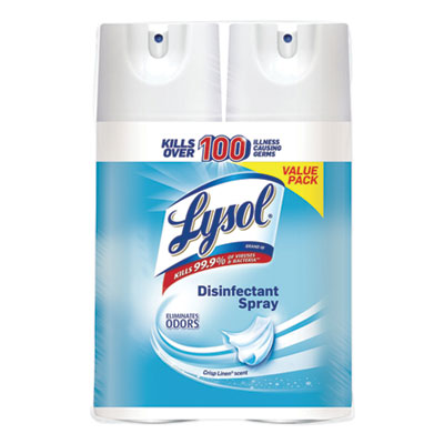 Lysol Disinfectant Spray, Crisp Linen Scent, 19 oz Aerosol (79329)