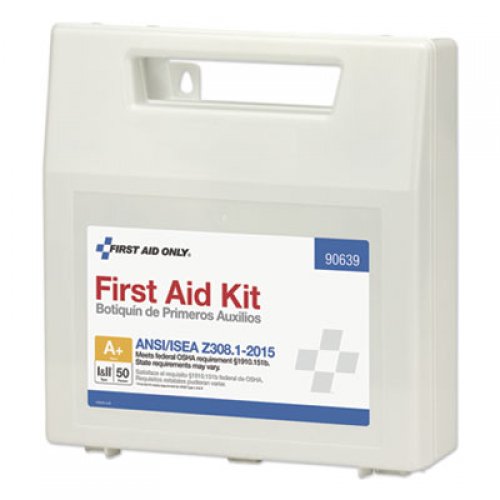 First Aid Only ANSI Class A+ First Aid Kit for 50 People, 183 Pieces (90639)