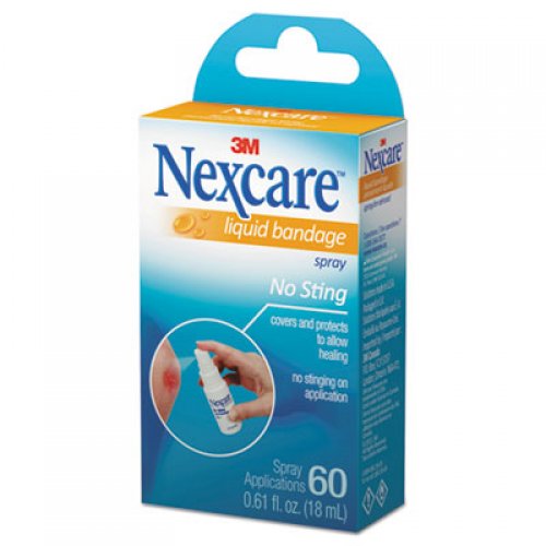 Nexcare No-Sting Liquid Bandage Spray, 0.61oz (LBS11803)