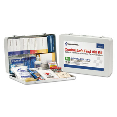 First Aid Only Contractor ANSI Class B First Aid Kit for 50 People, 254 Pieces (90671)