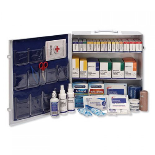 First Aid Only ANSI 2015 Class A+ Type I&II; Industrial First Aid Kit 100 People, 676 Pieces (90575)