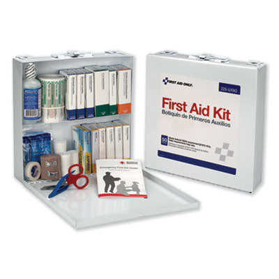 First Aid Only First Aid Station for 50 People, 196-Pieces, OSHA Compliant, Metal Case (226U)