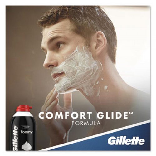 Gillette Foamy Shave Cream, Original Scent, 2 oz Aerosol, 48/Carton (14501)