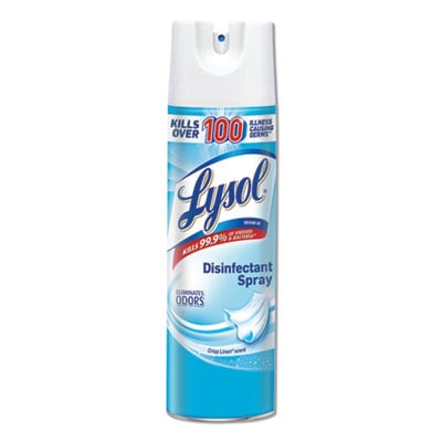 Lysol Disinfectant Spray, Crisp Linen Scent, 19 oz Aerosol (79329)